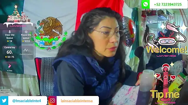 LaInsaciableIntensa online show from February 2025 01:18:02 PM