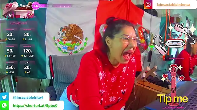 LaInsaciableIntensa online show from February 2025 11:10:02 PM