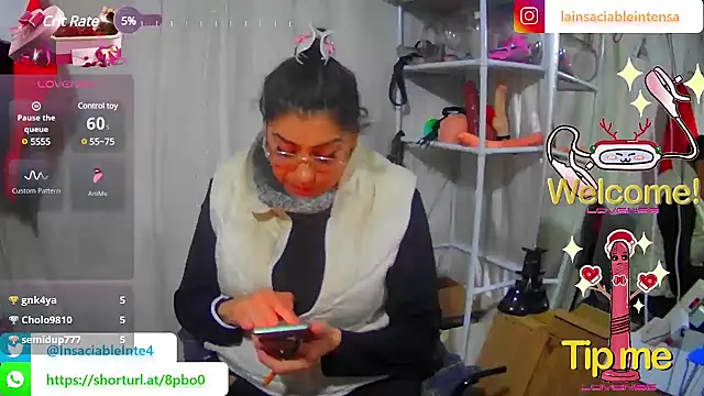 LaInsaciableIntensa online show from February 2025 01:57:01 AM