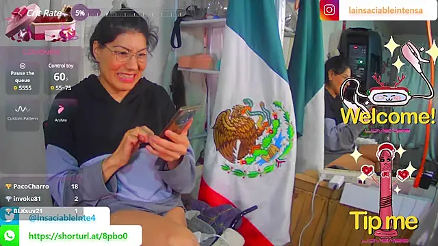 LaInsaciableIntensa online show from February 2025 12:58:01 PM