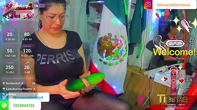 LaInsaciableIntensa online show from March 2025 01:04:02 AM