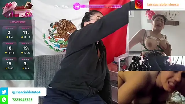 LaInsaciableIntensa online show from March 2025 05:28:01 PM