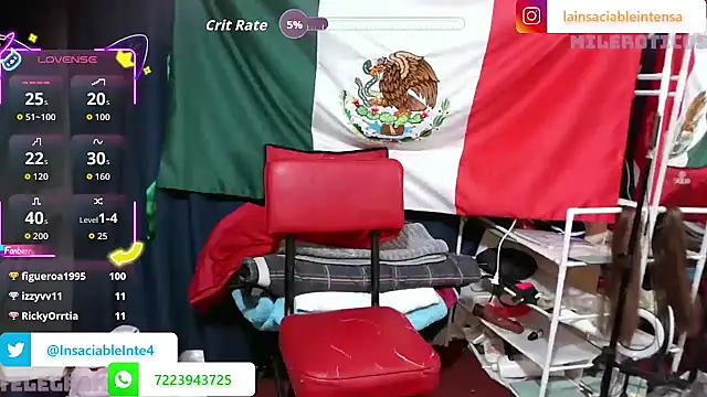 LaInsaciableIntensa online show from September 2025 02:55:02 AM