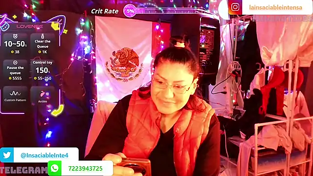 LaInsaciableIntensa online show from February 2026 12:29:02 AM