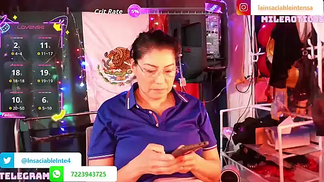 LaInsaciableIntensa online show from April 2026 01:36:02 AM