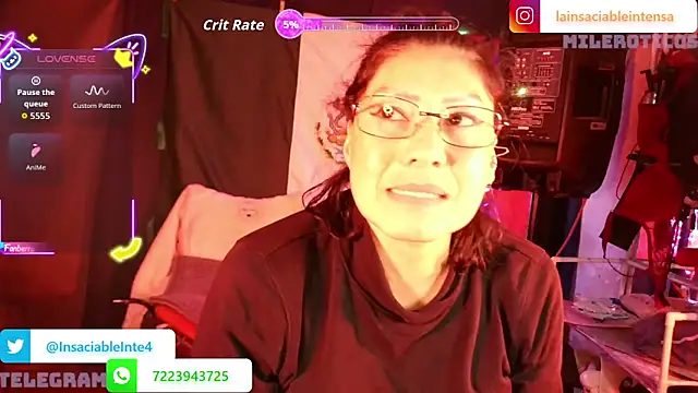 LaInsaciableIntensa online show from June 2026 01:39:01 AM