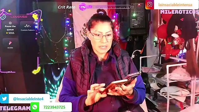 LaInsaciableIntensa online show from June 2026 01:58:01 AM