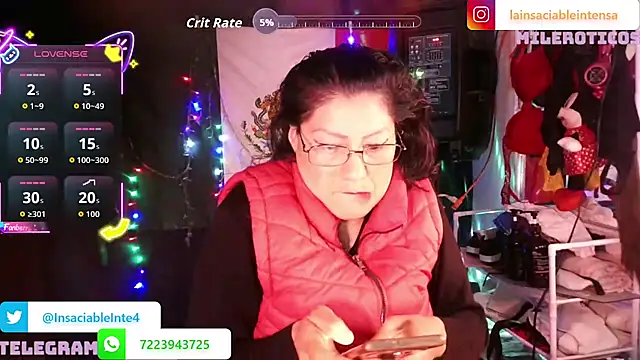 LaInsaciableIntensa online show from June 2026 03:25:01 AM