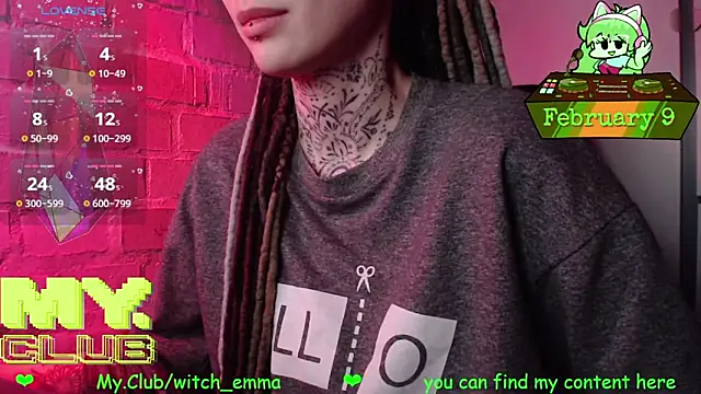 Witch Emma online show from February 2026 07:23:01 AM