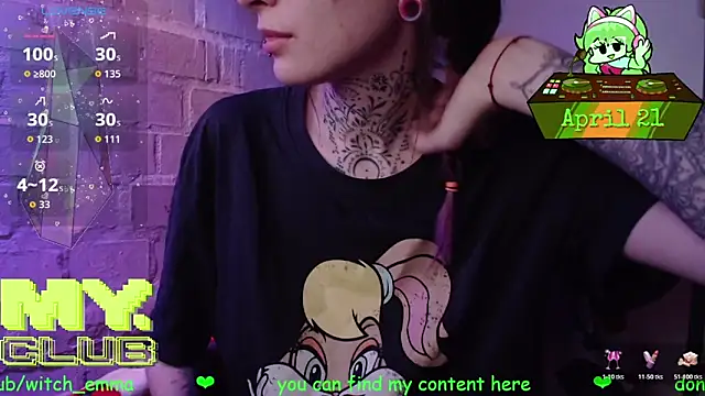 Witch Emma online show from April 2026 06:55:01 PM