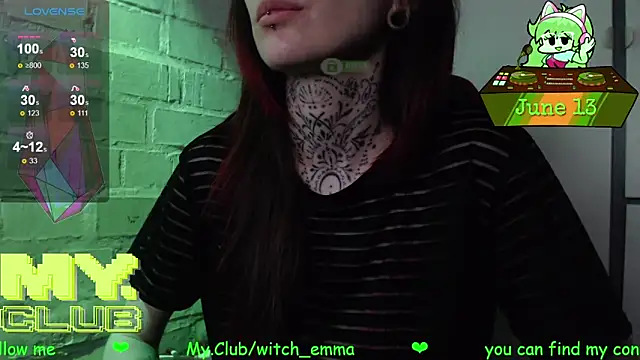 Witch Emma online show from June 2026 08:01:02 AM