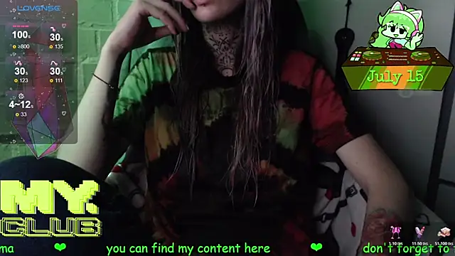 Witch Emma online show from July 2026 05:07:02 PM