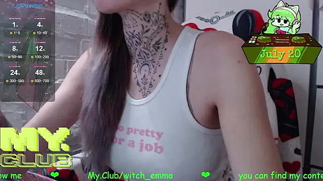 Witch Emma online show from July 2026 06:17:02 AM