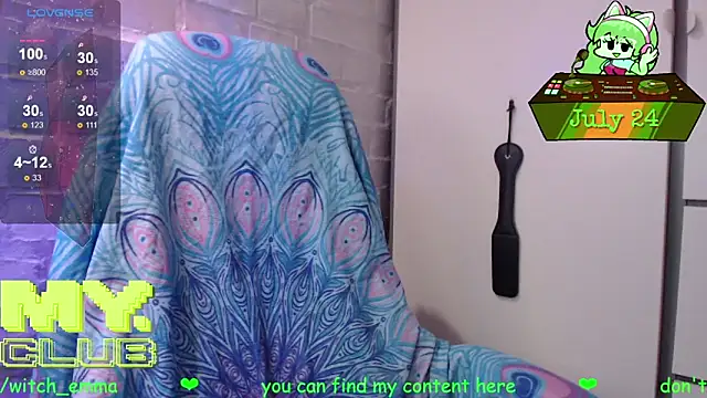 Witch Emma online show from July 2026 07:45:01 PM