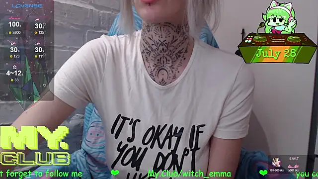 Witch Emma online show from July 2026 07:39:01 PM