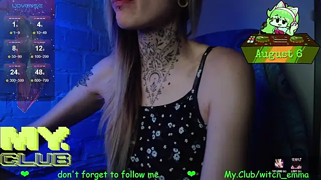 Witch Emma online show from August 2026 02:52:01 PM