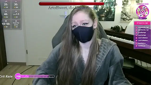 ArtofSweet online show from April 2026 08:15:02 PM
