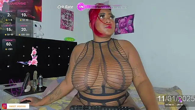 Snapshot of SWEETVICKY_XX chatting on January 2025 01:32:01 AM SWEETVICKY XX online show from January 2025 01:32:01 AM