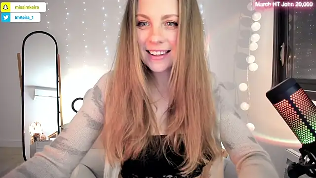 ImKeira online show from March 2026 07:30:01 PM